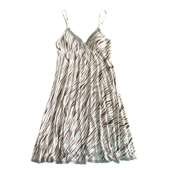 EUC Vintage Victoria’s Secret Tiger Print Women’s Slip Teddy - Picture 4 of 12